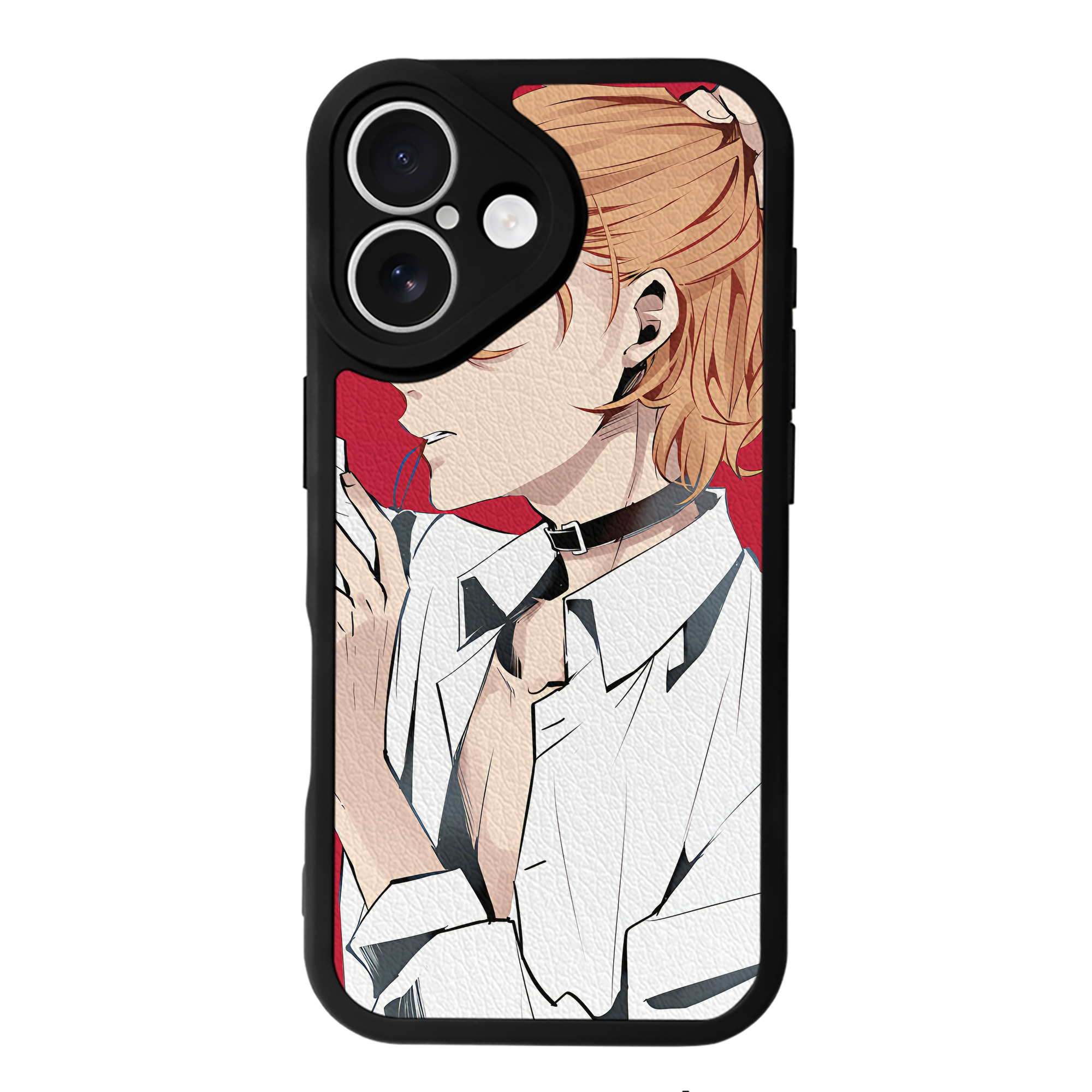 （画像用） 文豪ストレイドッグス Bungo Stray Dogs 【iPhone 16シリーズ対応】シリコンスマホケース（レザー調） 材質：シリコン
